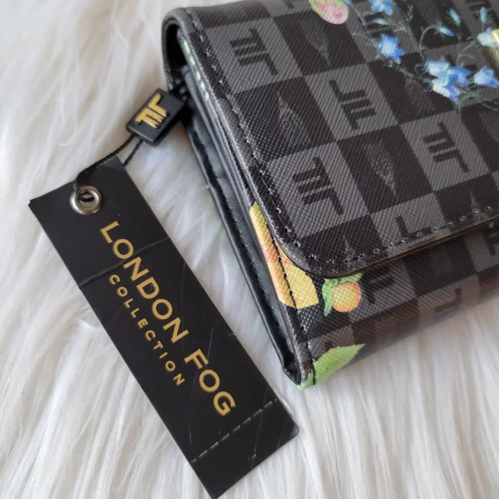 London Fog Floral Flap Wallet